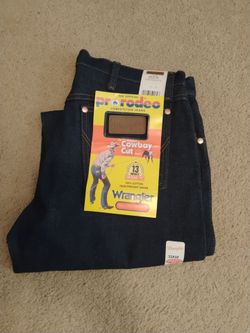 Vintage NEW Wrangler Pro Rodeo 13MWZ Original Fit Jeans Cowboy Cut Men 33X32 $25.00