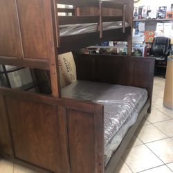 Literas Nuevas De Madera Full Twin