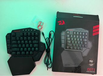 Redragon K585 Wired One-Handed RGB Gaming Keypad, Tactical 42-Key Layout Brown Switch
