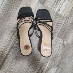Black Size 8 Heels