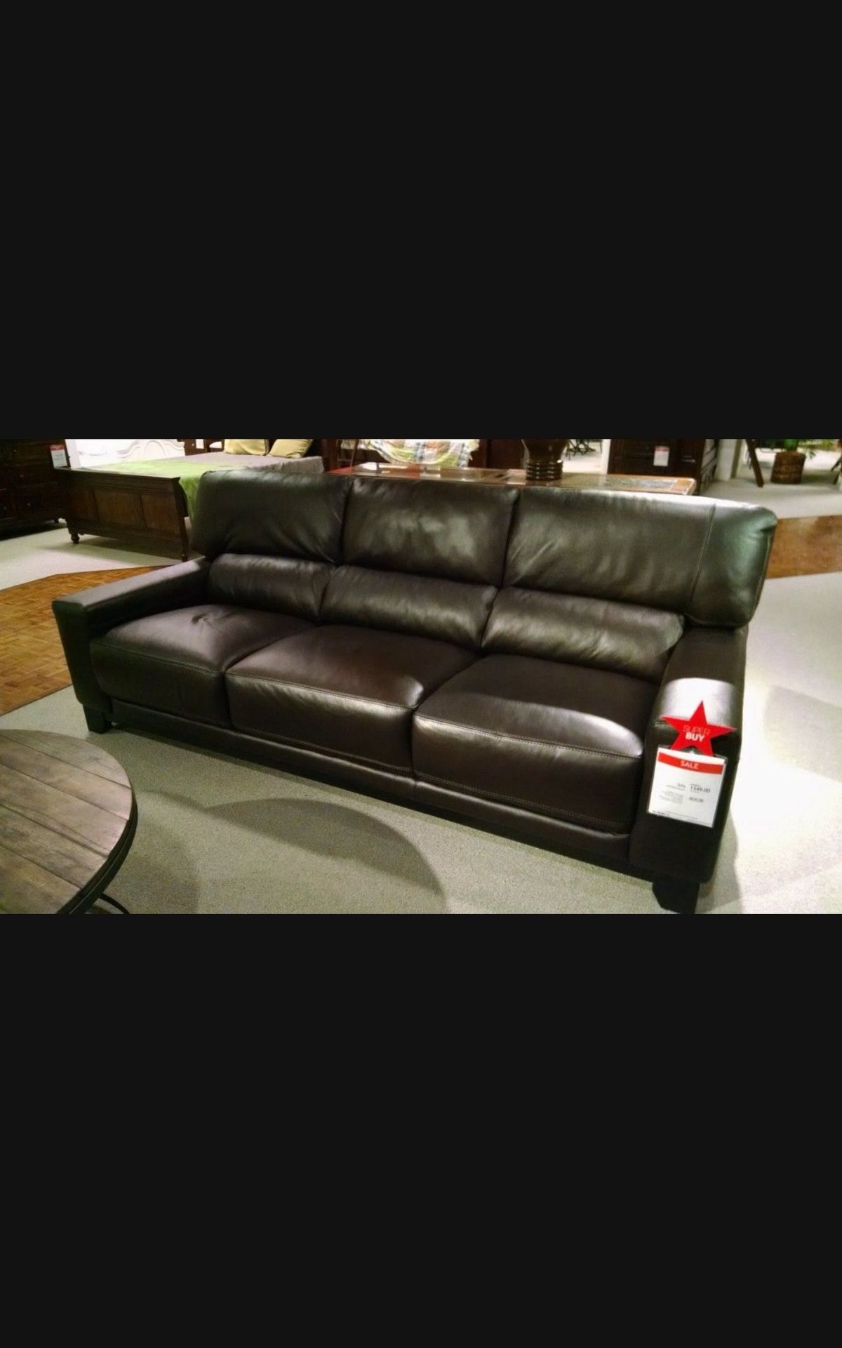 Authentic Leather Couch