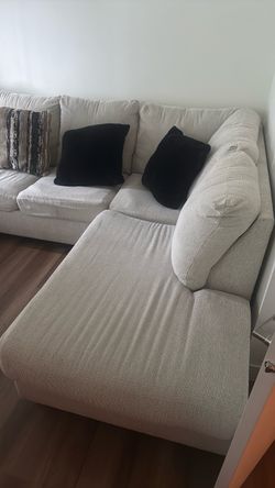 White couch from Ashly’s
