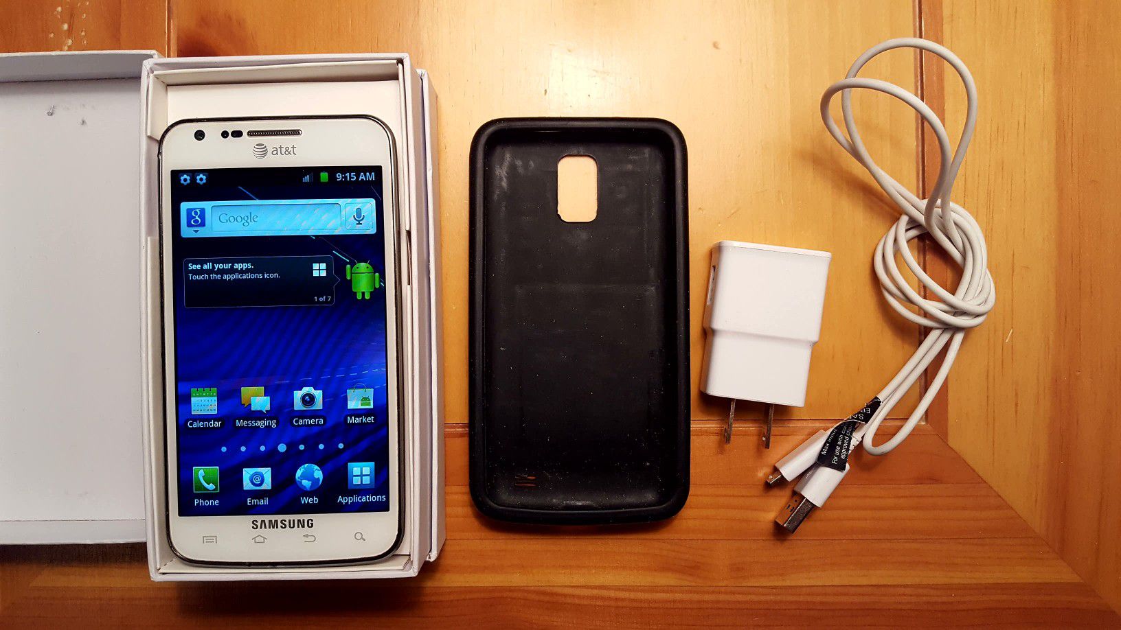 8Gb Samsung AT&T Galaxy SII Skyrocket – Works Great!