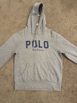 Gray Polo Hoodie M
