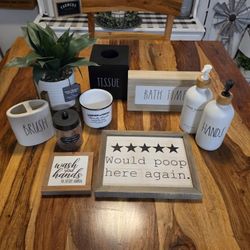 Huge Bathroom Decor Bundle 
