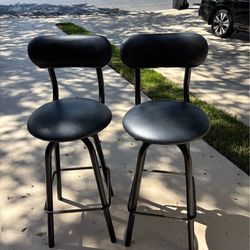 Two bar stools