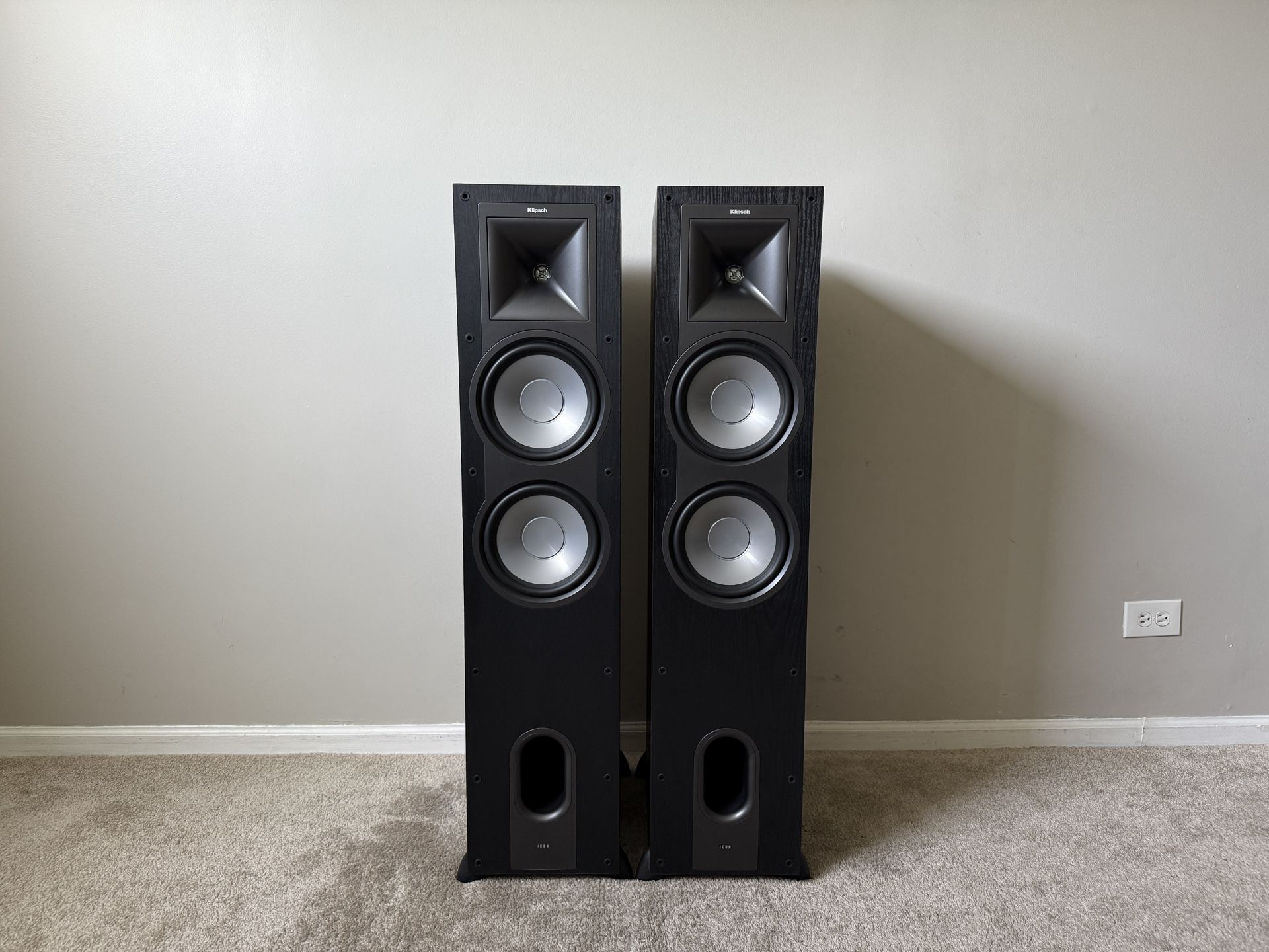 Klipsch Icon KF-28 Tower Home Floor Standing Speakers