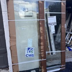 60x80 CWS Impact Sliding Glass Door. 