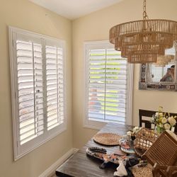 FREE Plantation Shutters (ESTIMATES & SAME DAY PRICING)- Custom, Hard Wood, Interior Window Treatments. Persianas de Madera. Se Habla Espanol.