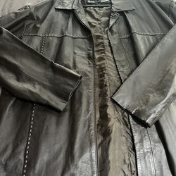 Men’s Leather Jacket 4XL