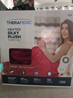 Therapedic heated throw