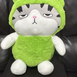 Green Onsie Cat Plush