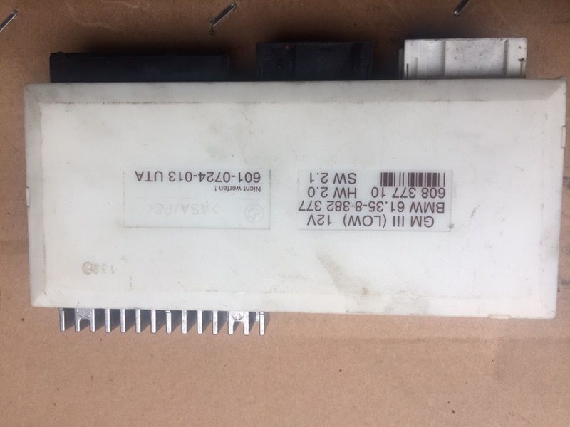 BMW E38 E39 GENERAL CONTROL MODULE 61.35-6 901 227 / 601-0724-013 GM III