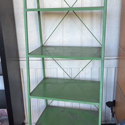 Green Metal Shelf  Plant Stand