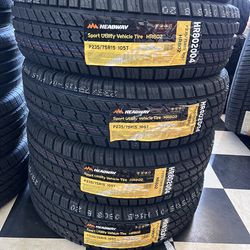 Vendo 235/75/R15 nuevas las 4 llantas por $370
