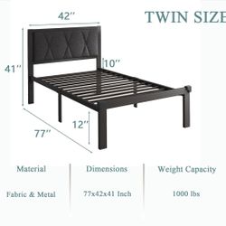 Twin Size Metal Bed Frame
