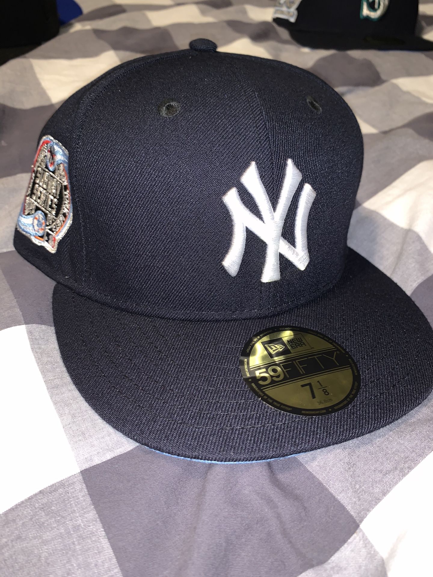New York Yankees subway series 7 1/8 “icy” blue bottom Hat club sold out dead stock