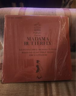 Puccini Madama Butterfly Highlights Vinyl Lp
