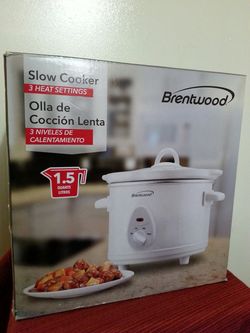 Brentwood 1.5 qt. Slow Cooker- Brand New. Never opened.