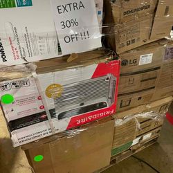 Pallet of in Wall AC UNIT