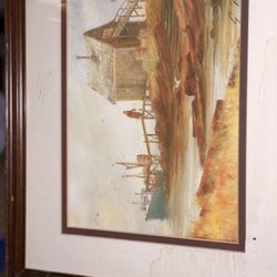 Autumn home by famous artist G. Bahu