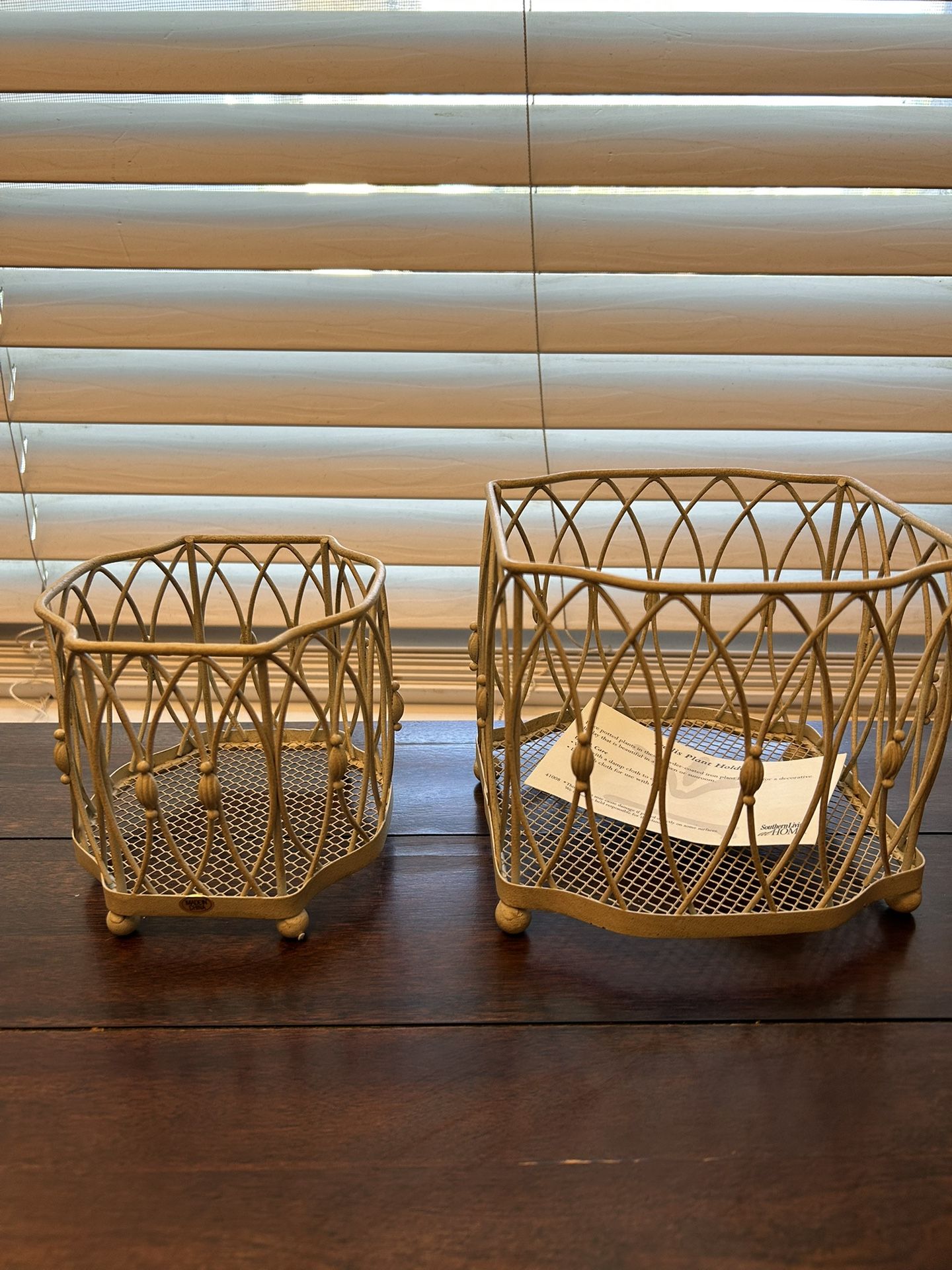 Southern Living At Home Trellis Plant Holders (set Of 2)