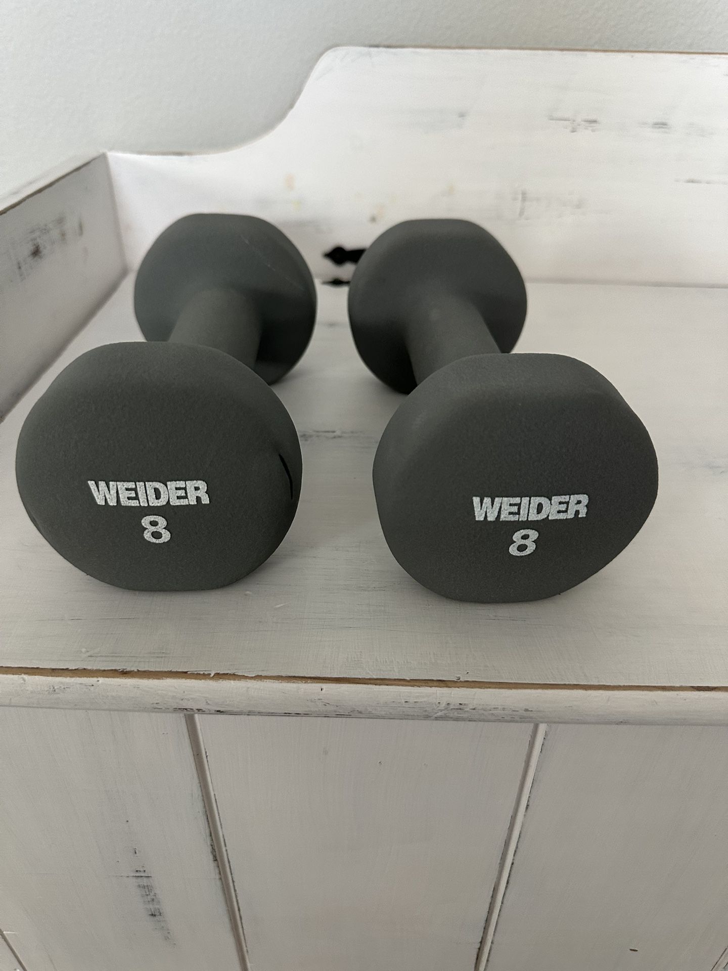 Weider 8 Pound Dumbbells