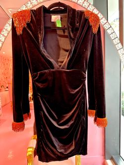 Miss Circle Black Mini Dress