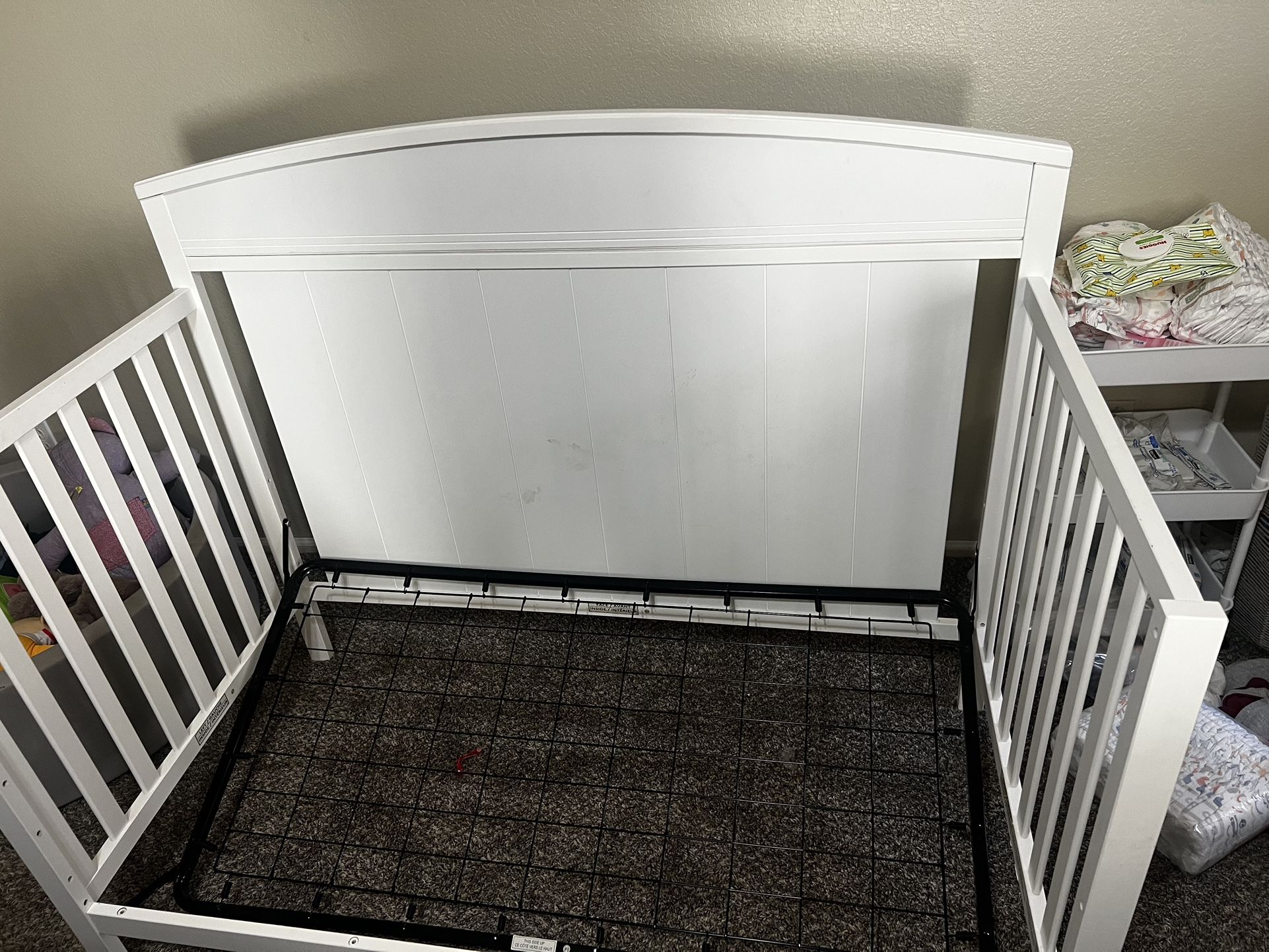 White crib