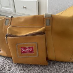 Rawlings Leather Duffle Bag