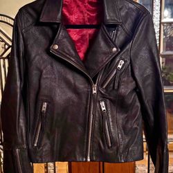 Topshop “Dolly” Leather Jacket 