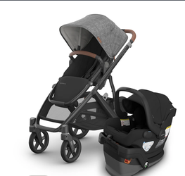 Uppababy Stroller Vista v3 stroller AND Mesa v2 infant car seat travel system