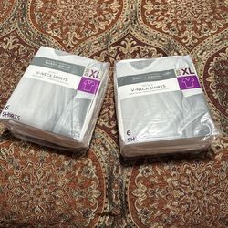 XL V-NECK SHIRTS MAN  $30 FOR ONE Pack OF 6 