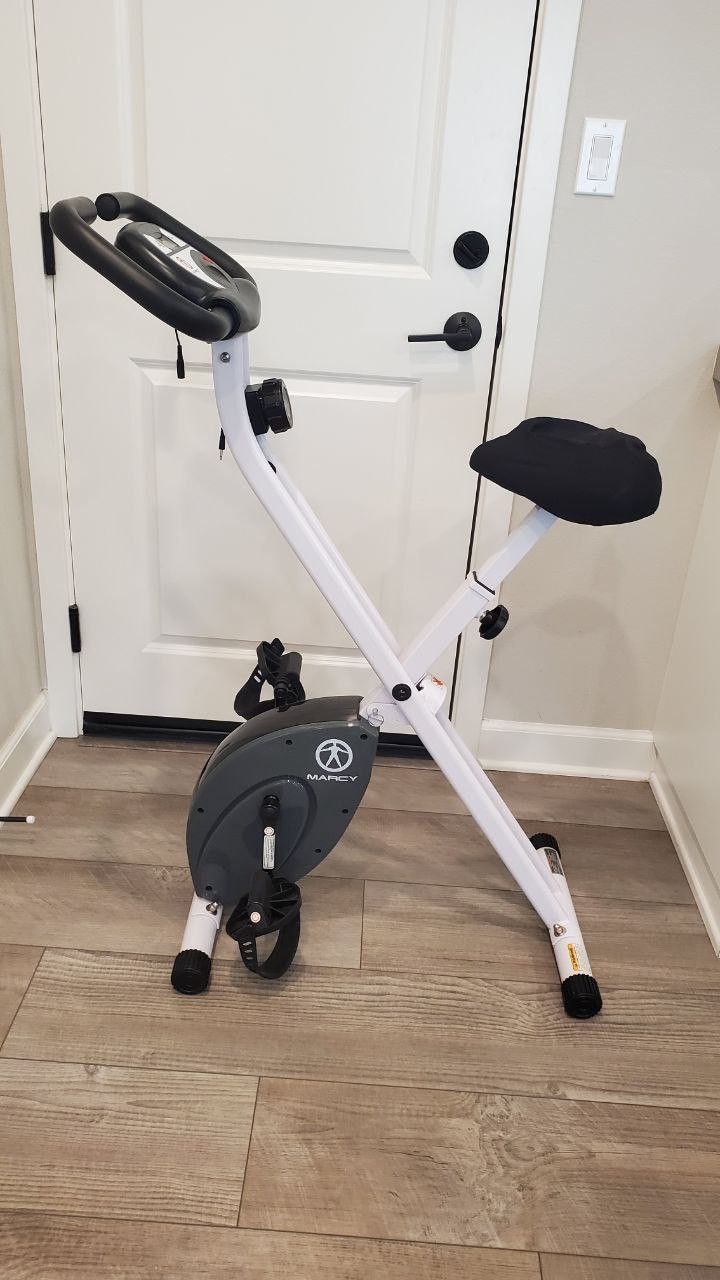 Marcy Foldable Upright Exercise Bike