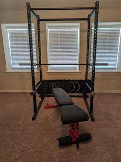 REP cage and bench