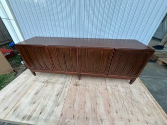 Monterey Bay Accent Console – 74” Walnut Finish, Great Condition (Read Description)
