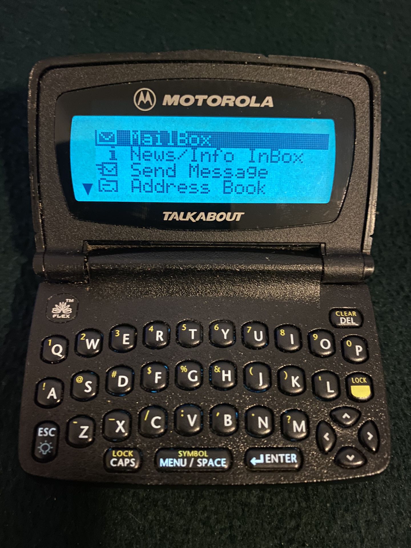Motorola 2 Way TalkAbout Pager 📟 vintage with power functions