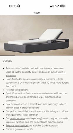 Two outdoor aluminum lounge chairs