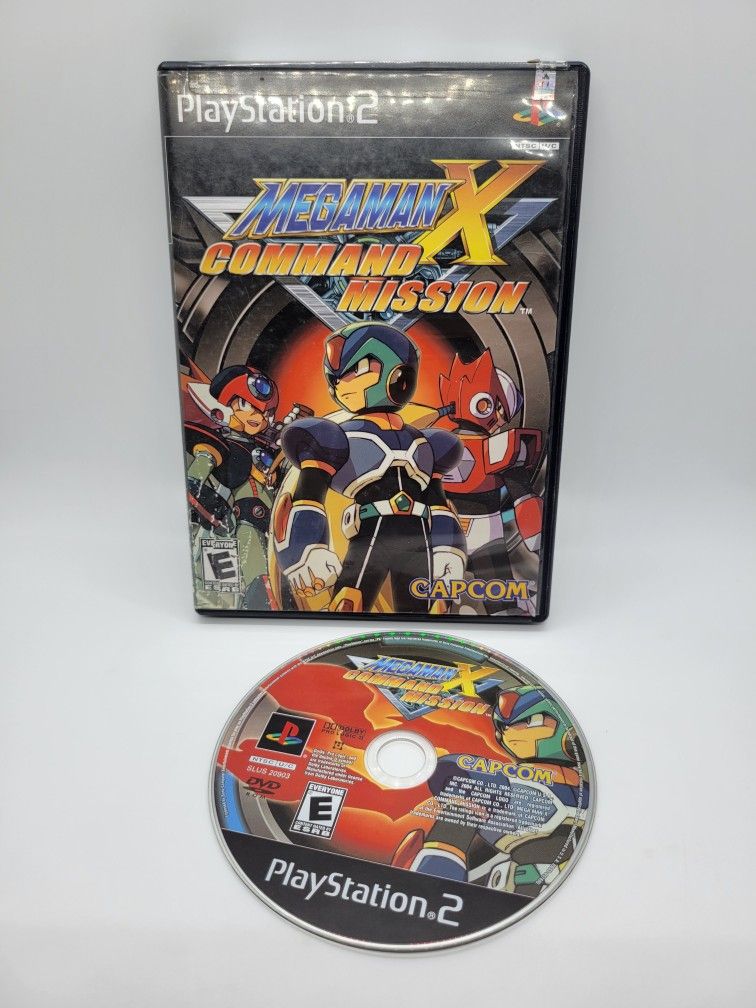 Mega man X Command Mission Capcom Sony Playstation 2 PS2 Megaman