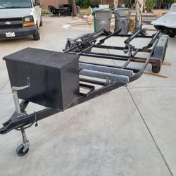 Zieman Triple Ski Trailer (LOTS OF RUST)