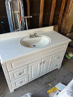 Vanity sink 48 inches