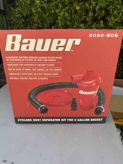 Bauer Cyclone Dust Separator Kit for 5-Gallon Bucket - Unopened