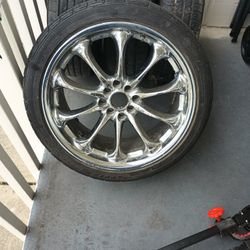  1Rim And Tire Still Available. 