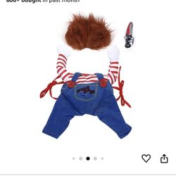 Chucky Dog Costume 