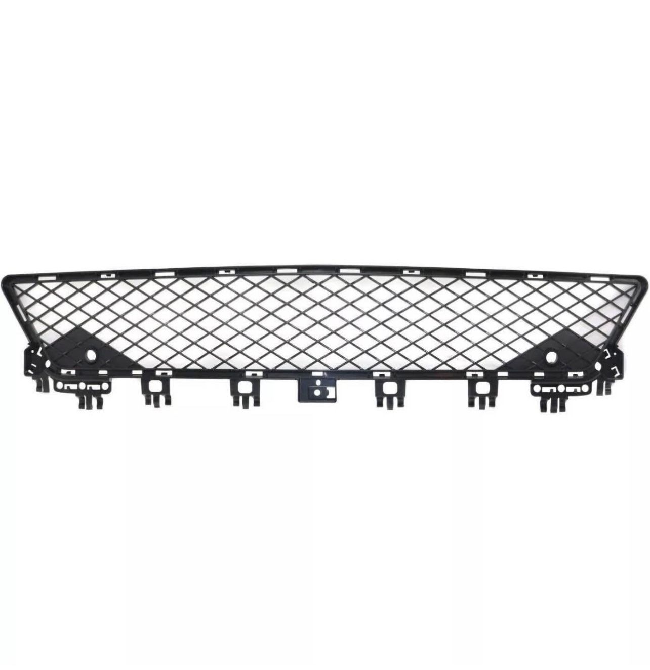 Front Bumper Grille Textured Mercedes Benz C250 2012-2015 Replacement REPM015358, New