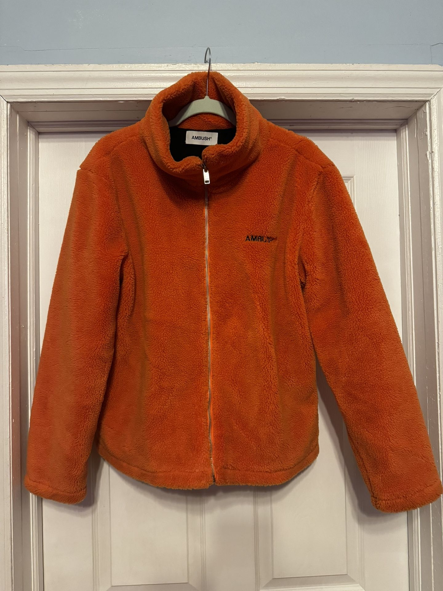 Ambush Orange Wool Fleece Jacket for Sale in New York, NY - OfferUp