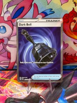 Dark Bell Trainer Ultra Rare Card, Mega Evolution Pitch Black