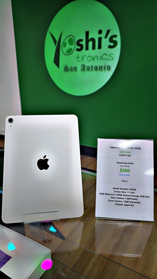 Apple IPad Air 11in M3 128GB Wifi ONLY C0425-1503