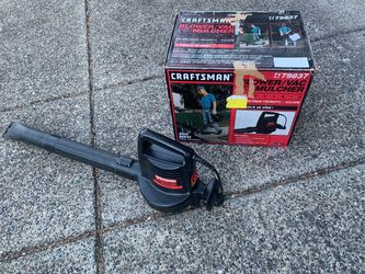 Craftsman electric leaf blower/VAC/Mulcher