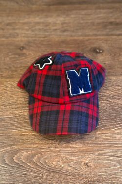 Mini Cream Patchwork Hat
